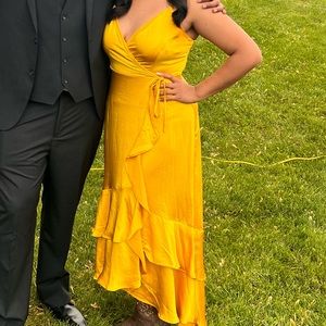 Nine West Mustard Yellow Dress